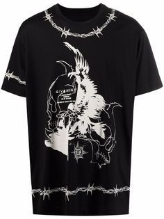 Givenchy футболка Gothic с короткими рукавами