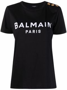 Balmain футболка из органического хлопка с логотипом