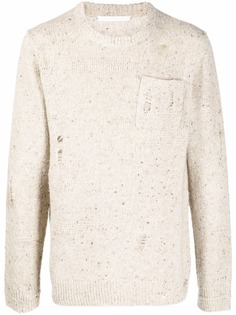 Helmut Lang distressed-detail jumper