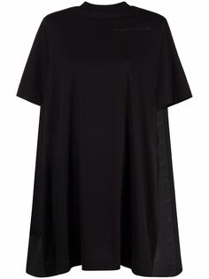 Alexander McQueen платье с короткими рукавами и логотипом