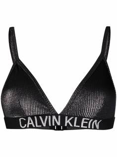 Calvin Klein лиф бикини с треугольными чашками и логотипом