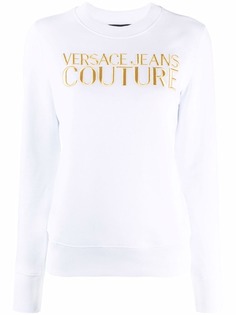Versace Jeans Couture толстовка с вышитым логотипом