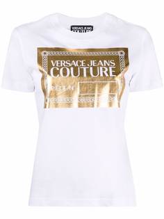 Versace Jeans Couture футболка с логотипом Etichetta