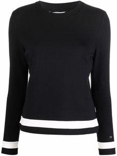 Calvin Klein трикотажный топ в полоску