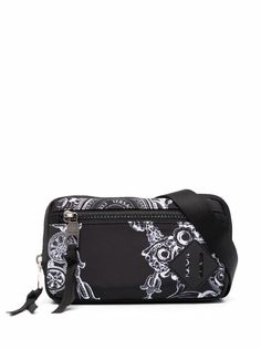 Versace Jeans Couture поясная сумка с узором