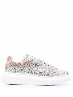 Alexander McQueen кроссовки Oversized с кристаллами
