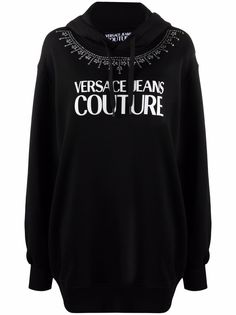 Versace Jeans Couture платье-худи с логотипом