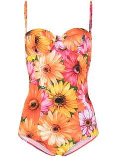 Dolce & Gabbana купальник с цветочным принтом