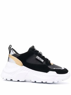 Versace Jeans Couture массивные кроссовки на шнуровке