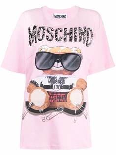 Moschino футболка с принтом Teddy Bear