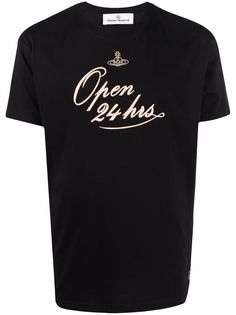 Vivienne Westwood футболка с принтом Open 24 Hours