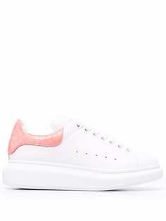 Alexander McQueen кроссовки Oversized с тиснением под кожу крокодила
