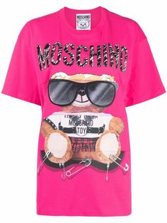 Moschino футболка с принтом Teddy Bear