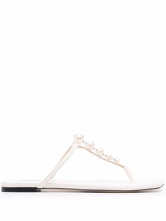 Jimmy Choo Alaina pearl-embellished sandals