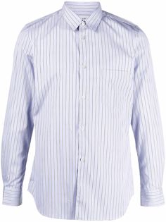 Comme Des Garçons Shirt полосатая рубашка с длинными рукавами