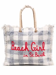 Mc2 Saint Barth сумка-тоут Vichy Beach Girl