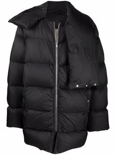 Rick Owens пуховик оверсайз Mountain