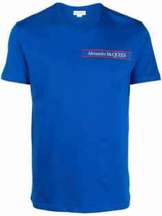 Alexander McQueen logo-patch T-shirt