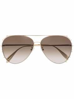 Alexander McQueen Eyewear солнцезащитные очки с заклепками-шипами
