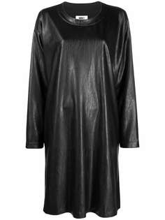 MM6 Maison Margiela платье-футболка с длинными рукавами