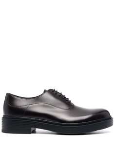 Giorgio Armani leather lace-up loafers