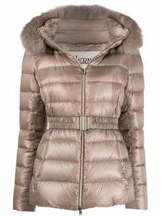 Herno Claudia belted puffer jacket