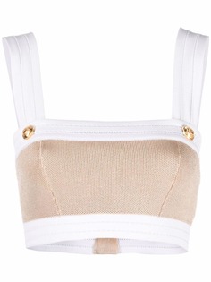 Balmain укороченный топ Exclusive