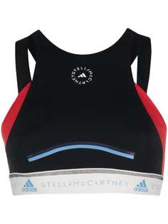 adidas by Stella McCartney спортивный бюстгальтер с логотипом