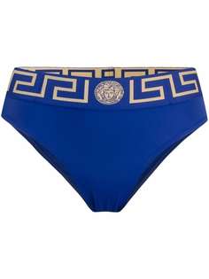 Versace плавки бикини с узором Greca