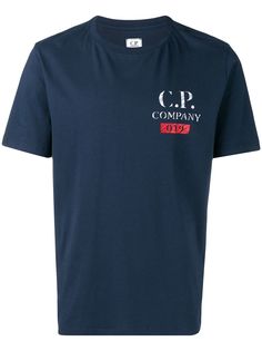 C.P. Company футболка с принтом логотипа