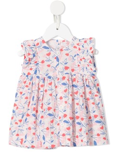 Petit Bateau платье с цветочным принтом