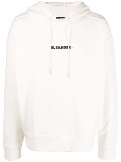 Jil Sander худи с логотипом