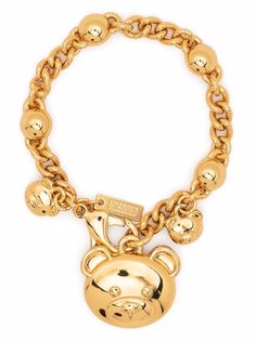 Moschino teddy bear-charm bracelet