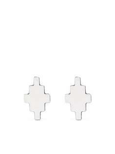 Marcelo Burlon County of Milan CROSS EARRINGS SILVER NO COLOR