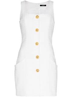 Balmain платье мини с квадратным вырезом