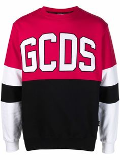Gcds logo-print cotton sweatshirt