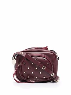 RED(V) stud-detail shoulder bag