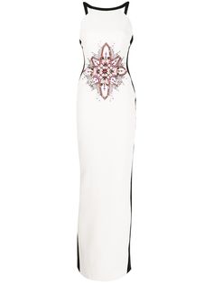Saiid Kobeisy платье без рукавов с бисером