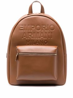 Emporio Armani рюкзак с тисненым логотипом