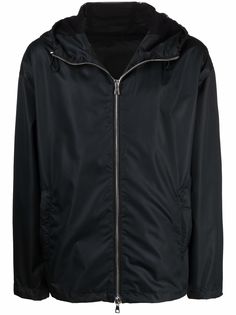 Balmain куртка с капюшоном и логотипом
