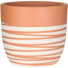 Кашпо Edelman garden volos d14см h13см белое в ассортименте орт