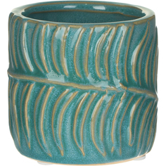 Кашпо для цветов Kaemingk garden лист маленькое