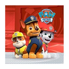 Салфетка двухслойная 33х33 см, 20 шт Procos Paw Patrol