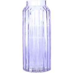 Ваза стеклянная Kaemingk обиход фиолетовая 11,6х25 см