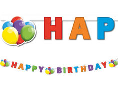 Баннер С Днем Рождения 1 шт. Procos Balloons Celebration