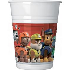 Стакан пластиковый одноразовый, 8 шт Procos Paw Patrol