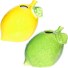 Ваза керамическая Kaemingk обиход Лимон в ассортименте 9х11х10 см