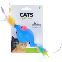 Игрушка для кошек Koopman с перьями, 10х5х15 см