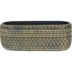 Кашпо Edelman garden kjeld 28x11.5см 10.5см чёрное