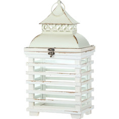 Фонарь-подсвечник Dekor pap маленький бежевый